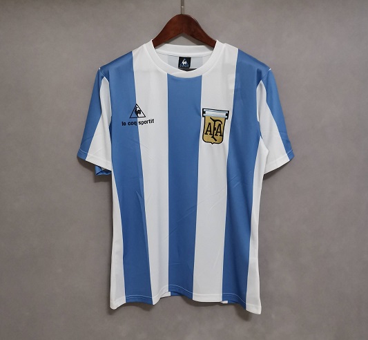 AAA Quality Argentina 1985 Home Soccer Jersey